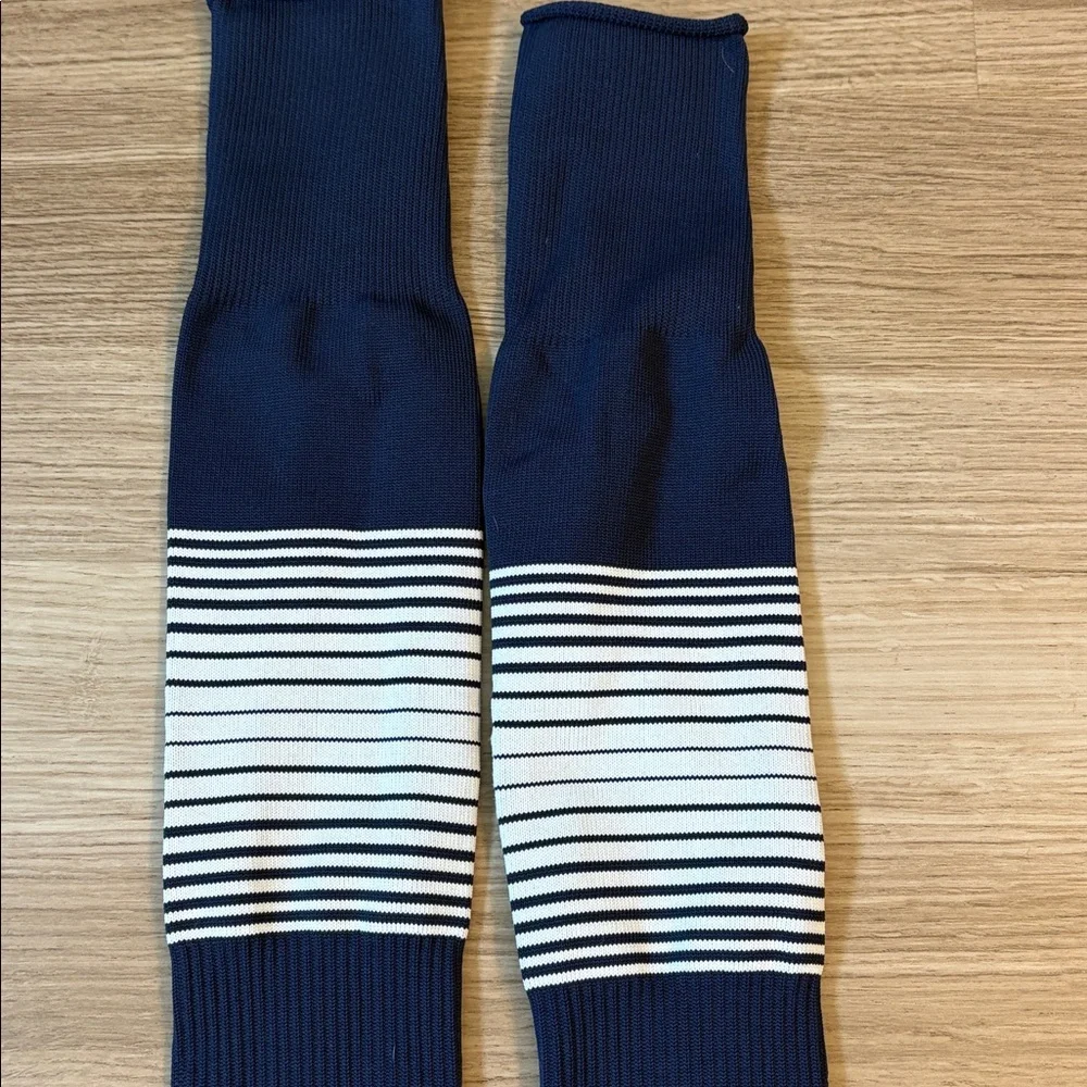 Adidas Team Speed Navy and White Soccer Socks Medium
